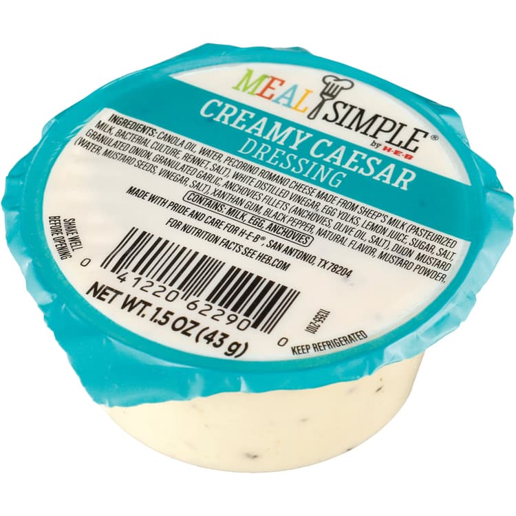Meal Simple By H-E-B Creamy Caesar Salad Dressing (Sold Cold