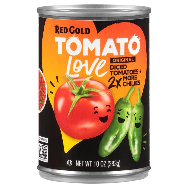 Red Gold Original Diced Tomatoes 2X More Chilies