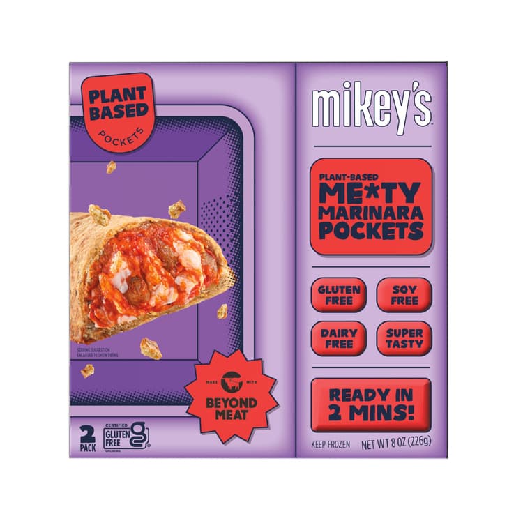 Mikey’S Gluten & Dairy Free Meaty Marinara Plant-Based Pockets