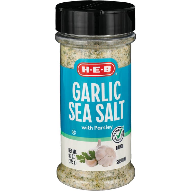 H-E-B Garlic Sea Salt With Parsley
