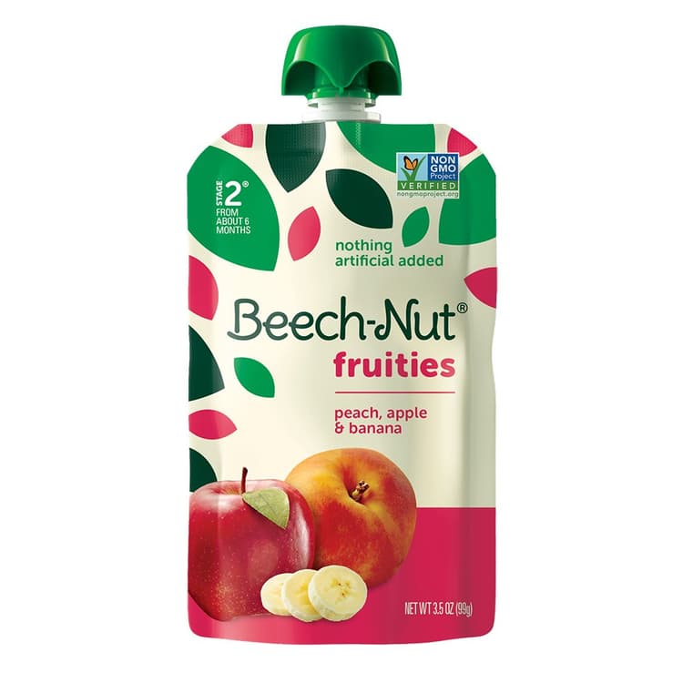 Beech-Nut Fruities Pouch - Peach Apple & Banana