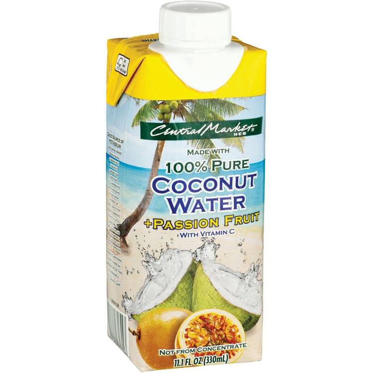 Central Market Passion Fruit Coconut Water