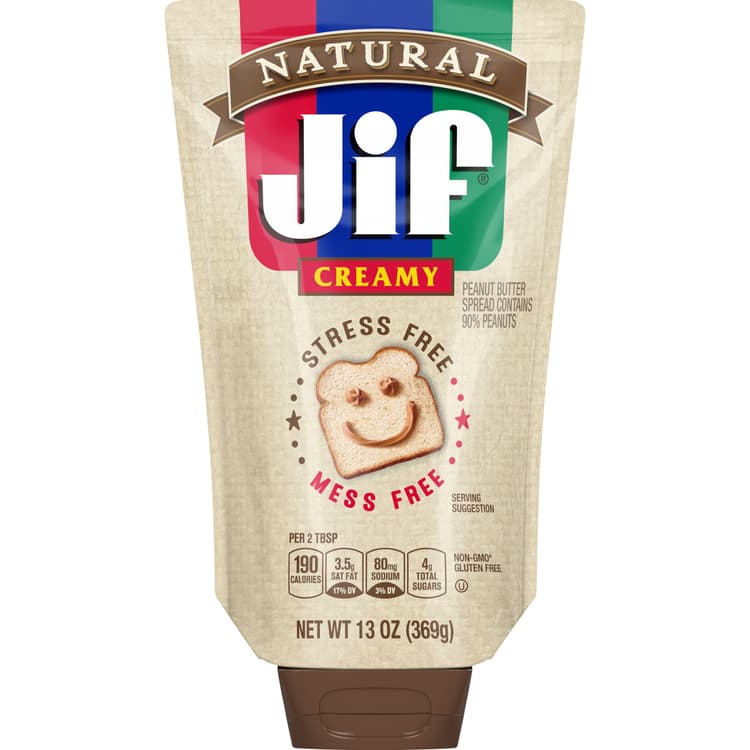 Jif Simply Squeeze Creamy Peanut Butter Spread