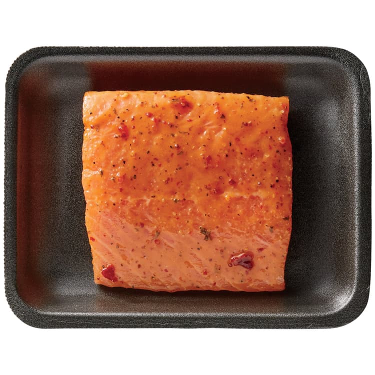 H-E-B Fish Market Marinated Center Cut Salmon Fillet - Honey Garlic