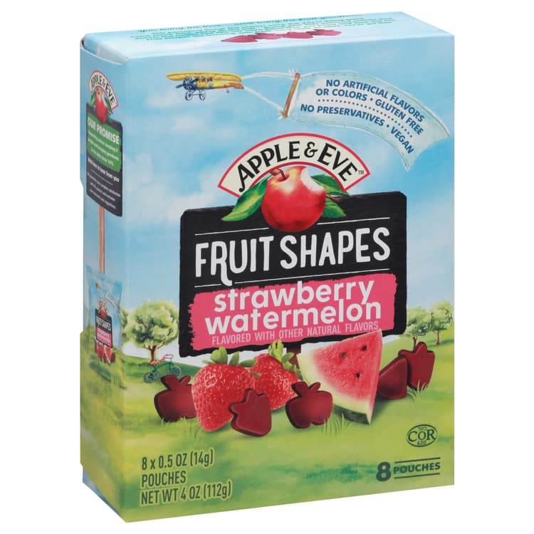 Apple & Eve Strawberry Watermelon Fruit Shapes