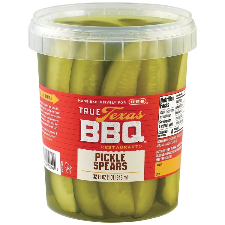 True Texas Bbq Pickle Spears
