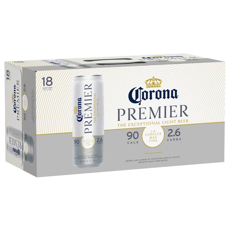 Corona Premier Mexican Lager Light Beer 4.0% Abv Can