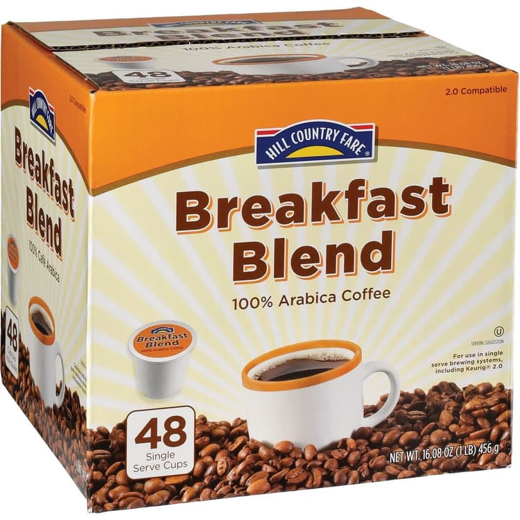 Hill Country Fare Breakfast Blend Single Serve Coffee
