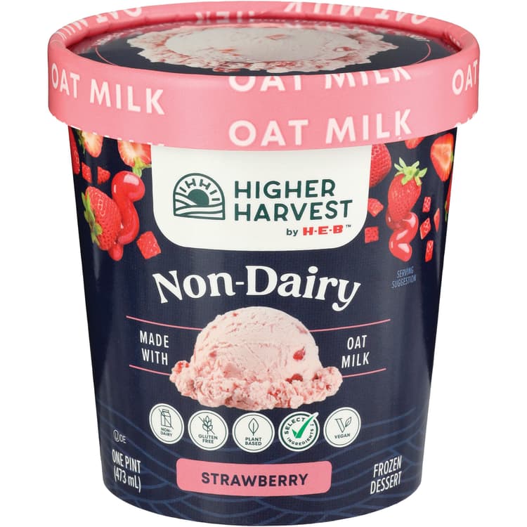 Higher Harvest By H-E-B Non-Dairy  Dessert – Strawberry