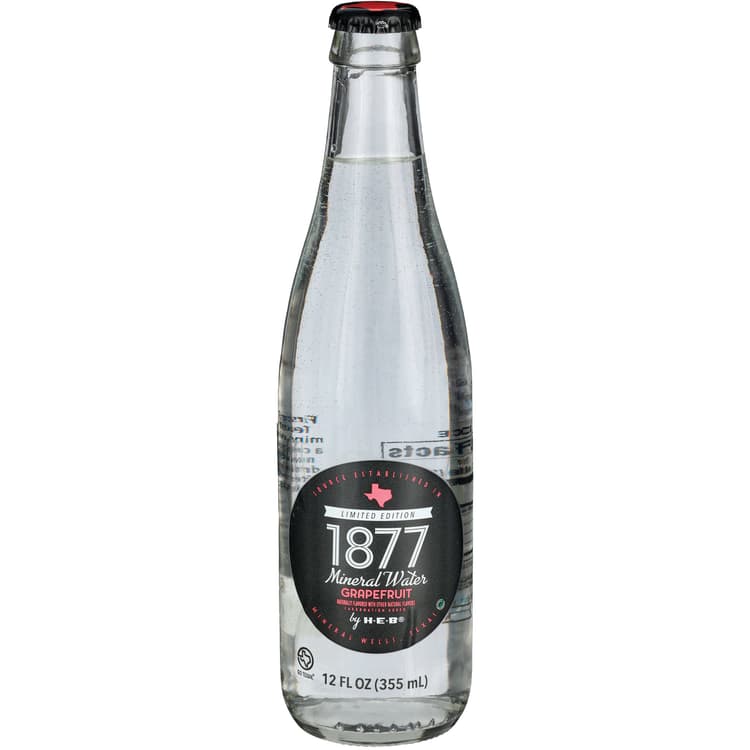 H-E-B 1877 Grapefruit Sparkling Mineral Water