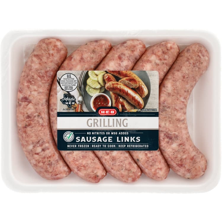H-E-B Grilling Pork Sausage Links