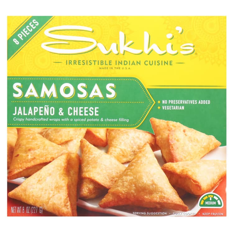 Sukhi'S Samosas Jalapeno & Cheese