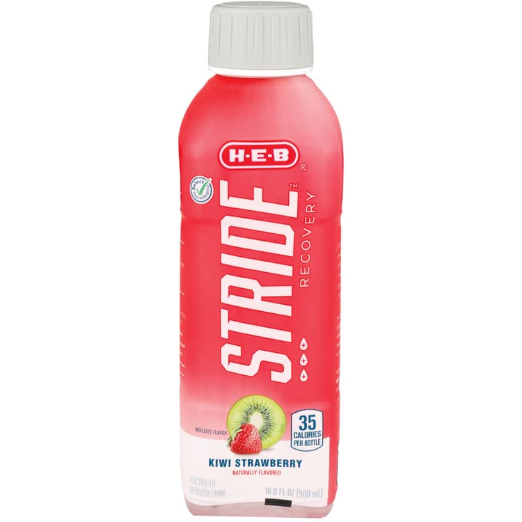 H-E-B Stride Strawberry Kiwi Recovery Drink