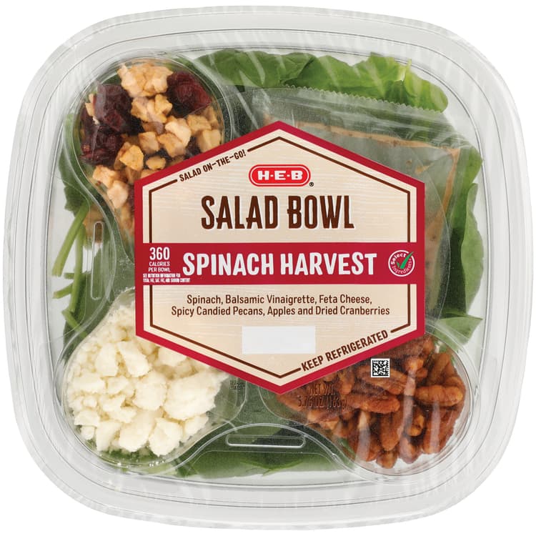 H-E-B Salad Bowl - Spinach Harvest