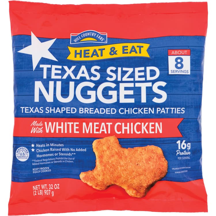 Hill Country Fare Heat & Eat  Texas Sized Chicken Nuggets