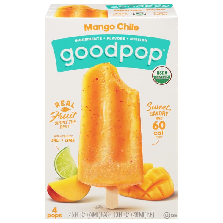 Goodpop Mango Chile Pops
