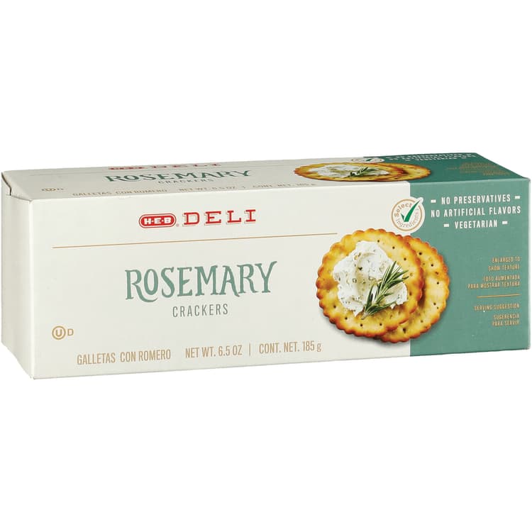 H‑E‑B Deli Rosemary Crackers