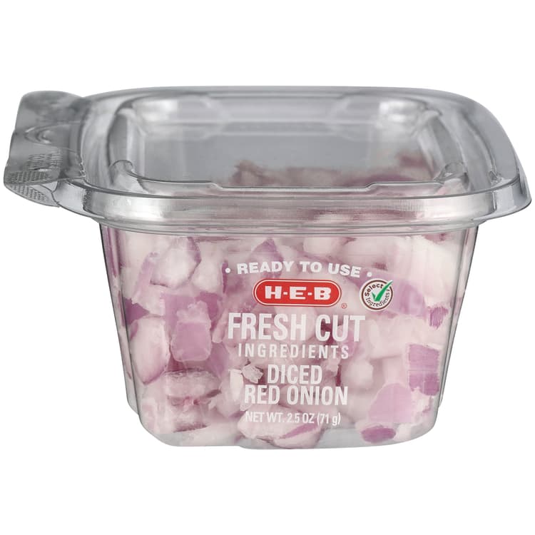 H-E-B Fresh Diced Red Onion - Single Serve