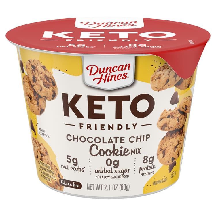 Duncan Hines Keto Friendly Chocolate Chip Cookie Mix