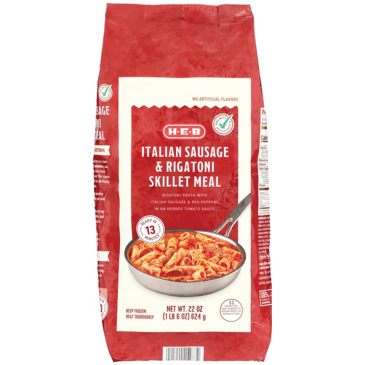 H-E-B Italian Sausage & Rigatoni Skillet Meal