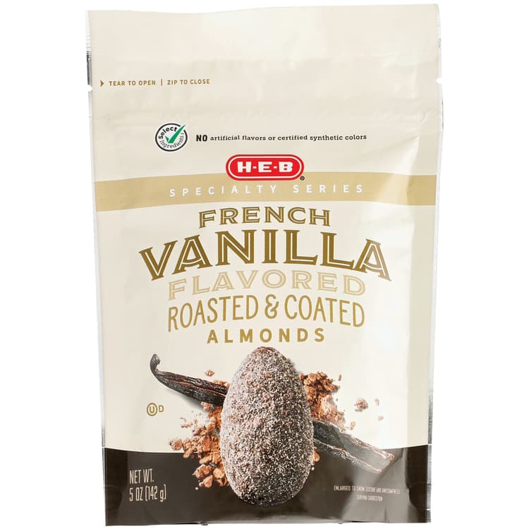 H-E-B French Vanilla-Flavored Roasted Almonds