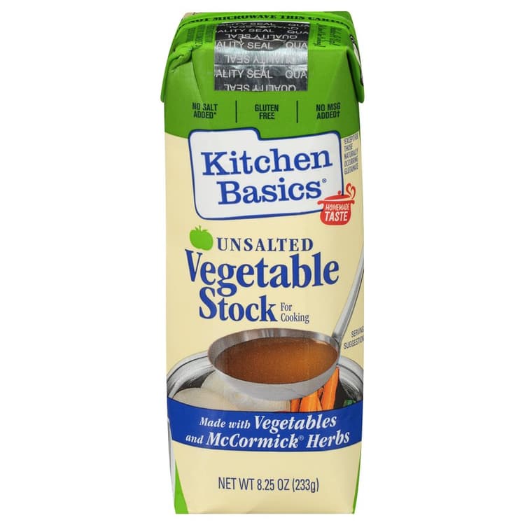 Kitchen Basics Unsalted Vegetable Stock Carton