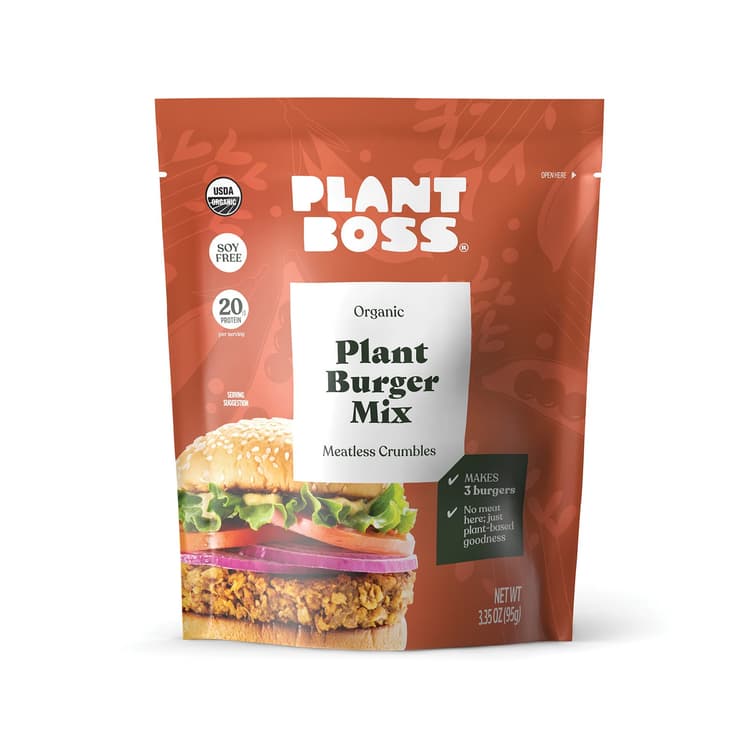 Plant Boss Organic Plant Burger Mix Meatless Crumbles