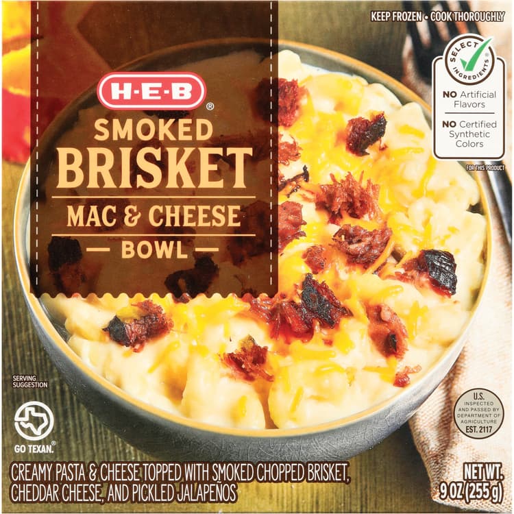 H-E-B Smoked Brisket Mac & Cheese Bowl