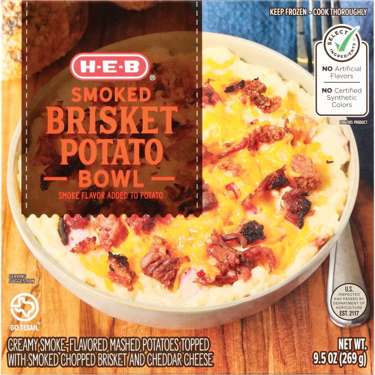 H-E-B Smoked Brisket Potato Bowl