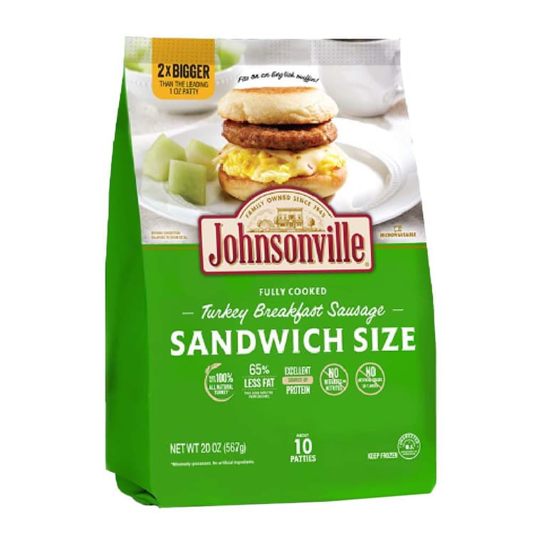 Johnsonville Turkey Breakfast Sausage, Sandwich Size