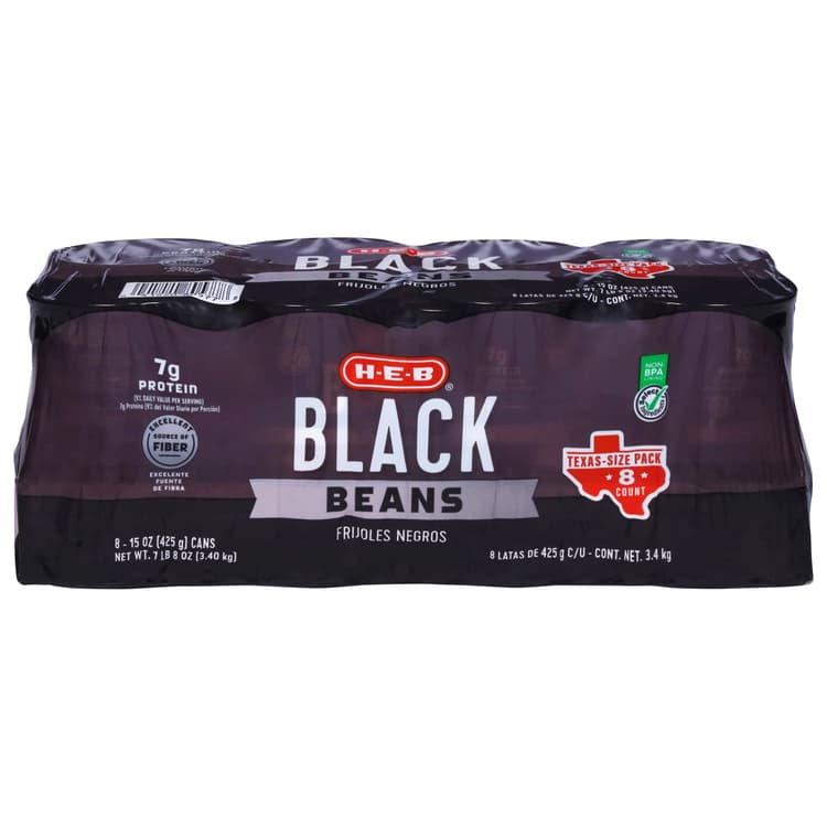 H-E-B Black Beans - Texas-Size