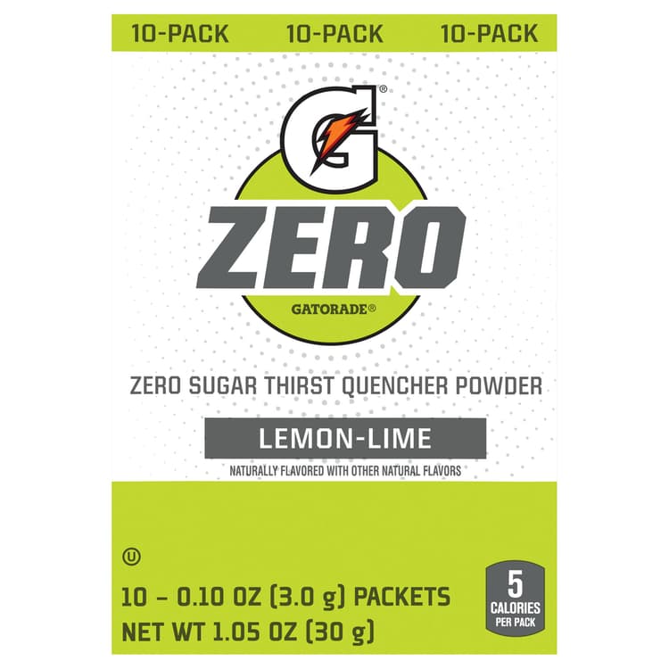 Gatorade Zero Sugar Lemon Lime Thirst Quencher Powder