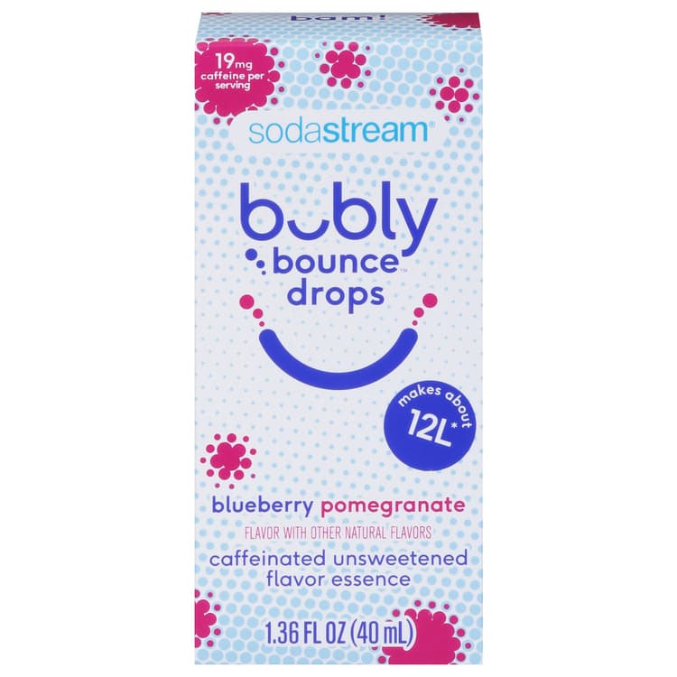 Sodastream Bubly Bounce Drops - Blueberry Pomegranate