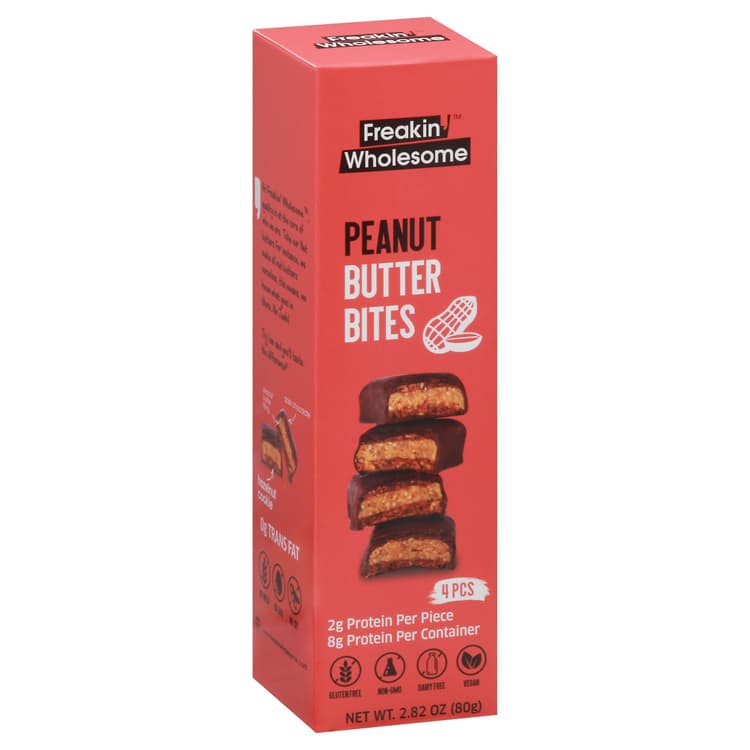 Freakin' Wholesome Peanut Butter Chocolate Bites