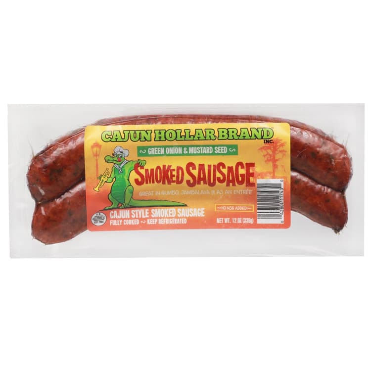 Cajun Hollar Green Onion & Mustard Seed Smoked Sausage