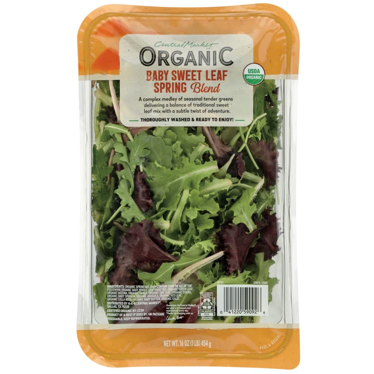 Central Market Organic Baby Sweet Leaf Spring Blend