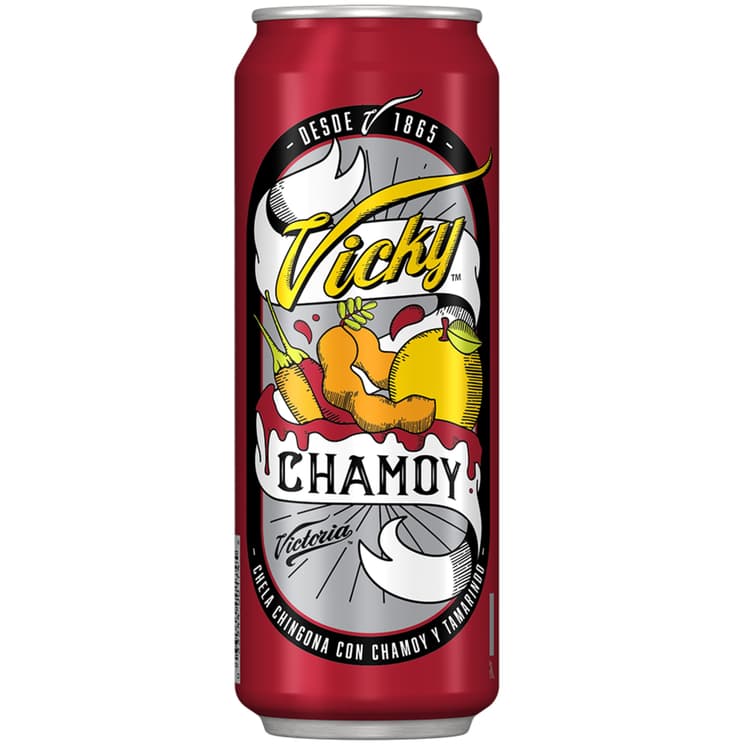 Victoria Vicky Chamoy Mexican Flavored Beer 3.5% Abv Can