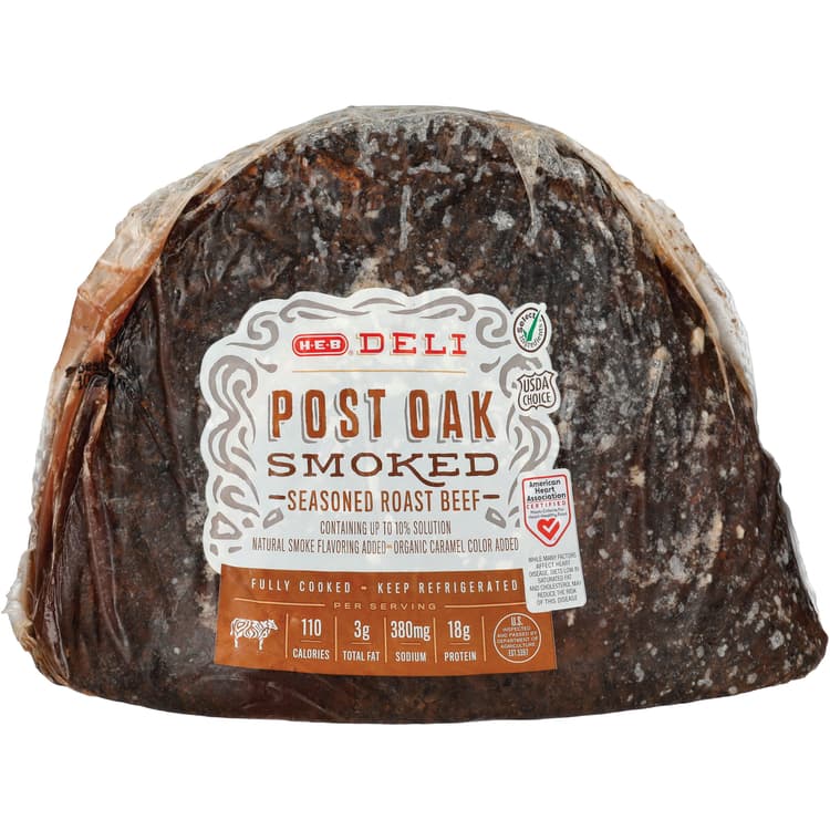 H-E-B Deli Post Oak Smoked Seasoned Roast Beef