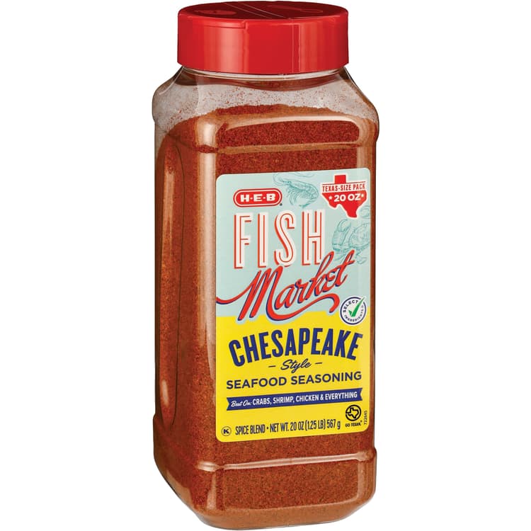 H-E-B Fish Market Chesapeake-Style Seafood Seasoning - Texas Size