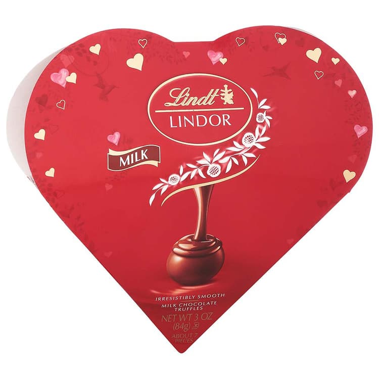 Lindt Lindor Heart- Milk Chocolate Truffles