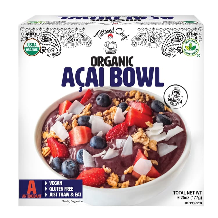 Tattooed Chef Organic Acai Bowl