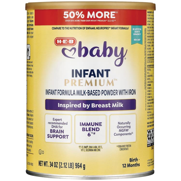 H-E-B Baby Milk Based Infant Formula