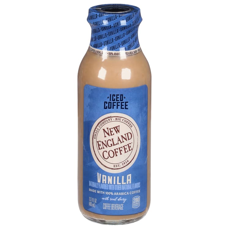 New England Coffee Iced Coffee, Vanilla