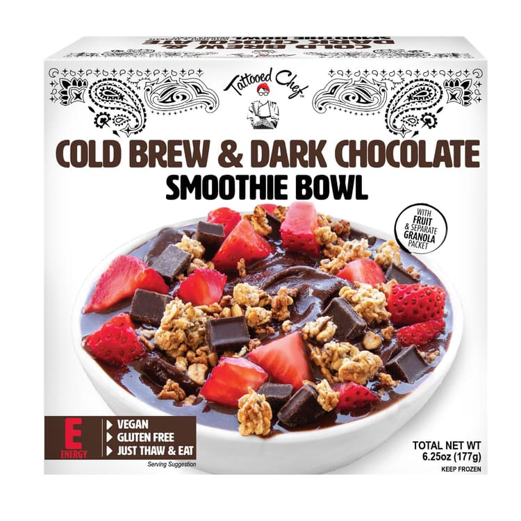 Tattooed Chef Cold Brew & Dark Chocolate Smoothie Bowl