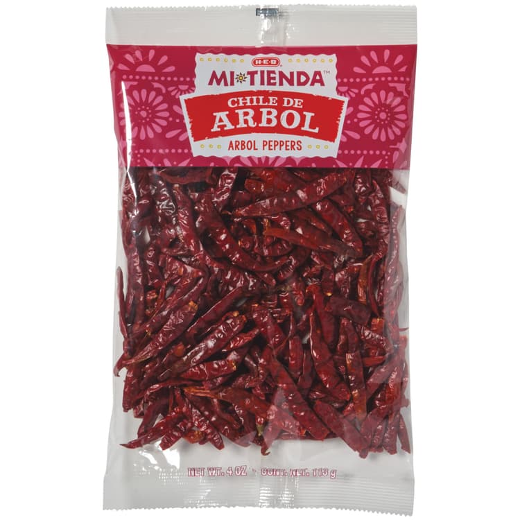 H-E-B Mi Tienda Dried Chile De Arbol Peppers