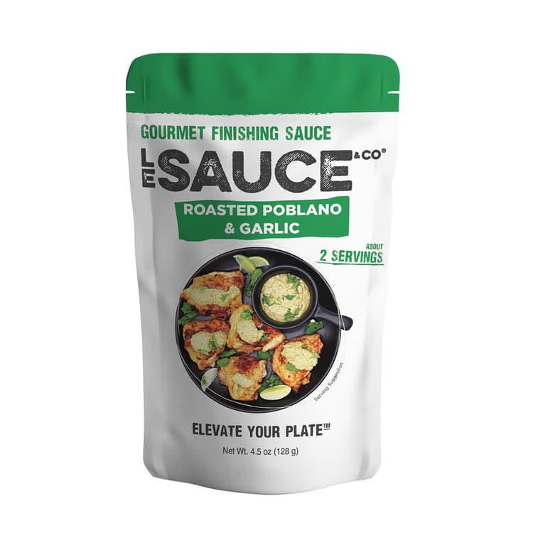 Le Sauce & Co. Roasted Poblano & Garlic Gourmet Finishing Sauce