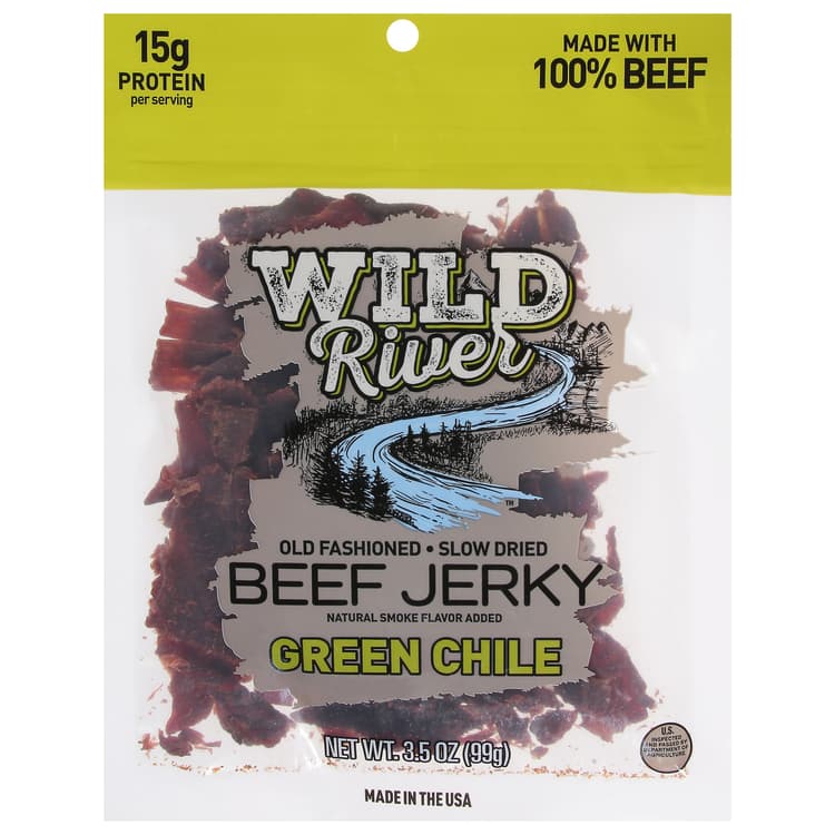 Wild River Jerky Green Chile