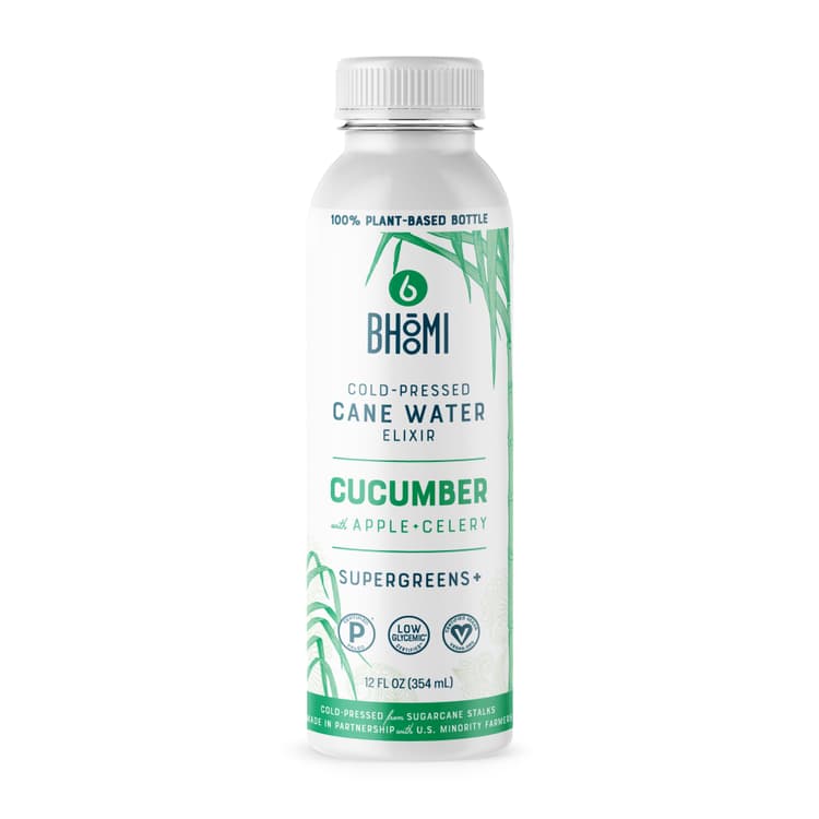 Bhoomi Cucumber & Apple - Supergreens+ Cold-Pressed Cane Water Elixir