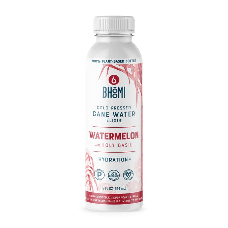 Bhoomi Watermelon & Holy Basil - Hydration+ Cold-Pressed Cane Water Elixir