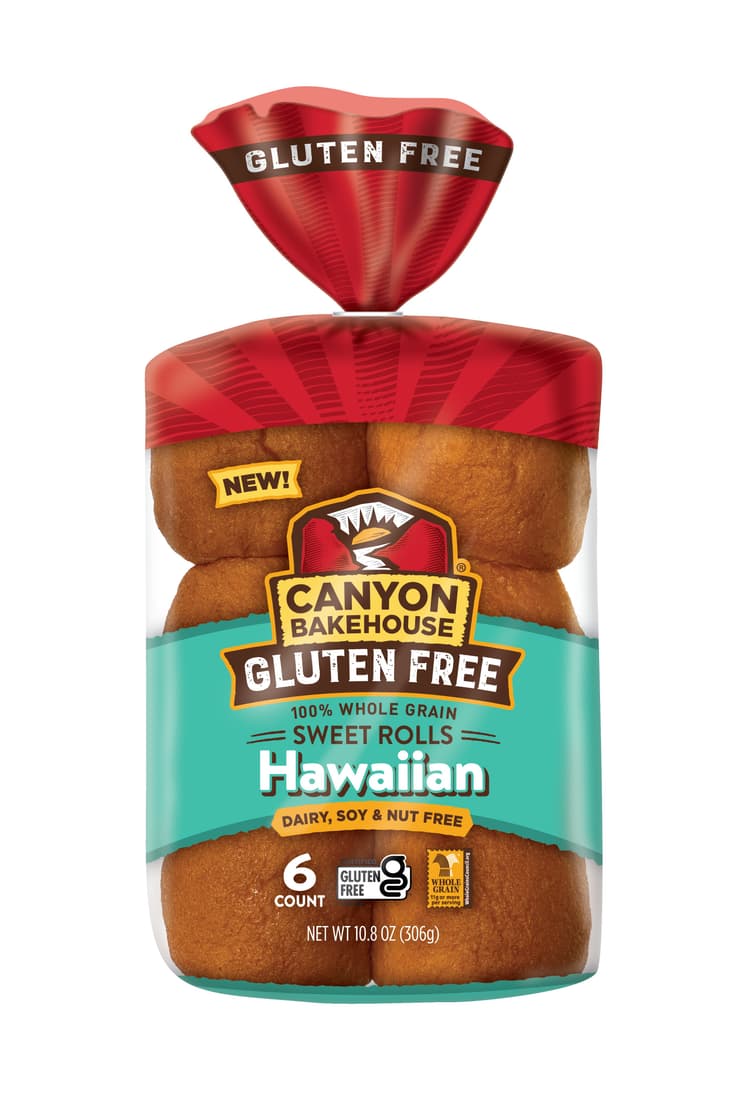 Canyon Bakehouse Gluten Free Hawaiian Sweet Rolls